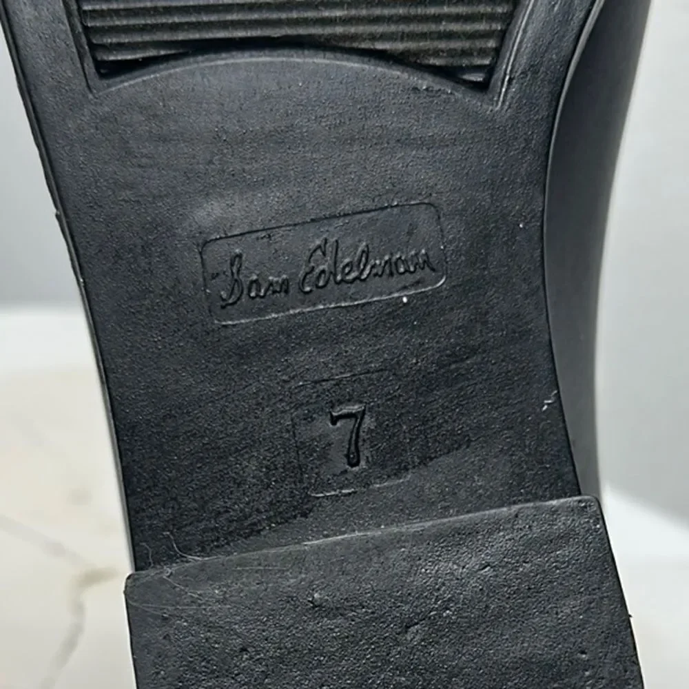Sam Edelman Tinsley Black Chelsea Rain Boots - Size 7 (A-1644)